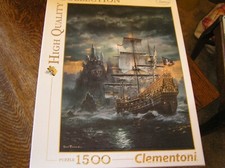 Clementoni Fantasy 1500-Pc Jigsaw Puzzle Art 31682 PIRATE SHIP Sarel Theron
