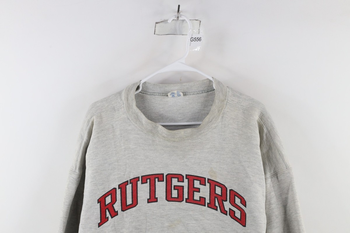 Vtg 80s Champion Reverse Weave Double Face Rutgers University 