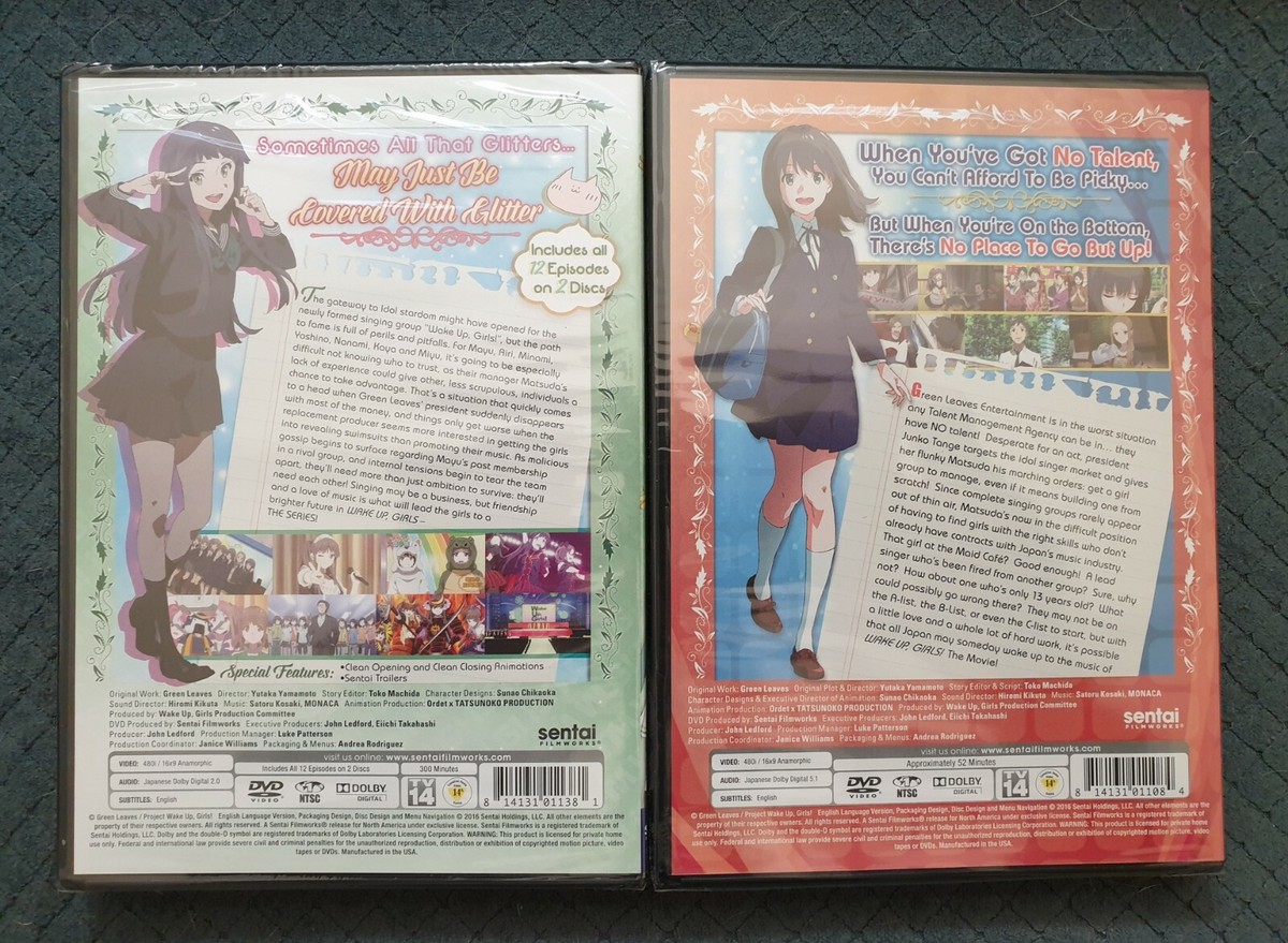 Wake Up Girls Complete collection DVD anime series + The Movie