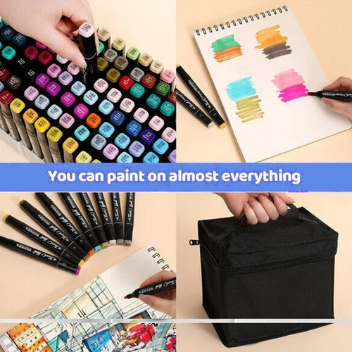 30 Farbe Acrylstifte Marker Set Permanent Pen Für DIY Graffiti Sketch Dual DHL🏆 - Bild 4 von 9
