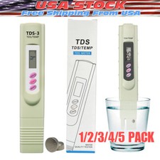 Handheld Water Quality Hardness Purity Digital LCD Meter 0-9990 PPM TDS TDS-3