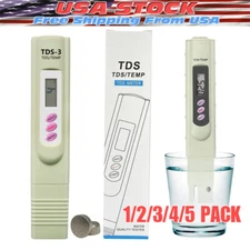 Handheld Water Quality Hardness Purity Digital LCD Meter 0-9990 PPM TDS TDS-3