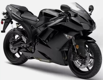 For Kawasaki Ninja ZX6R 2007 2008 Fairing Kit Bodywork Set ABS Injection Black