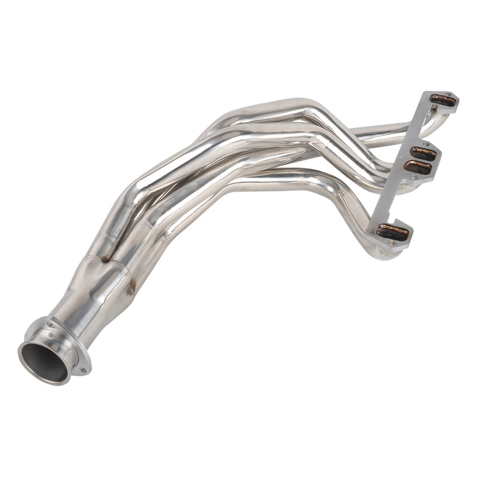 For 1972-1991 Dodge 5.2L 5.9L Pair 4-1 Stainless Steel Tube Long Header Manifold - Image 4 of 4