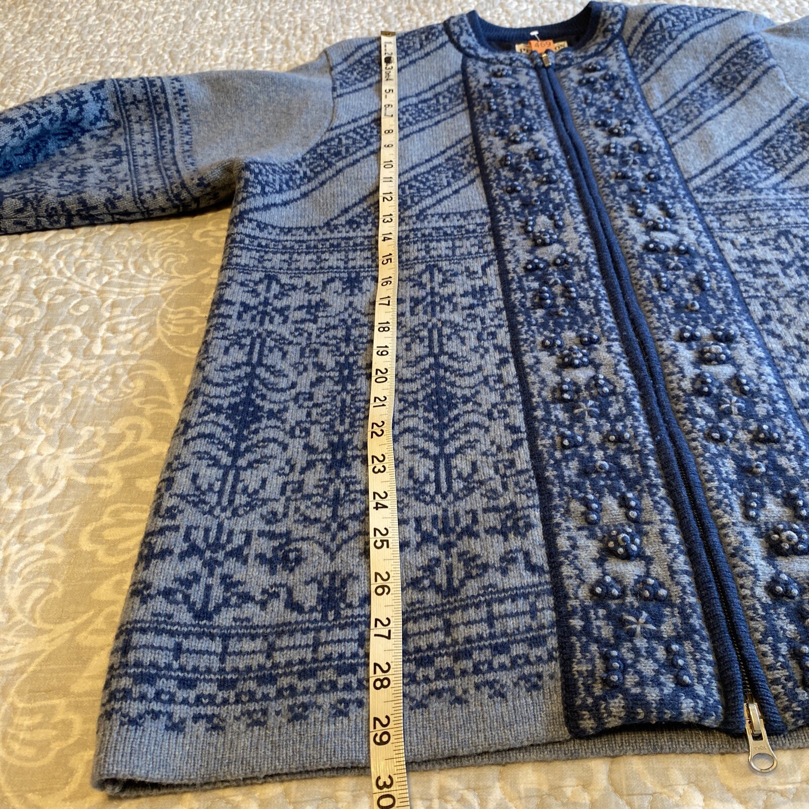 Pendleton Wool Cardigan Sweater Jacket Women's Bl… - image 8