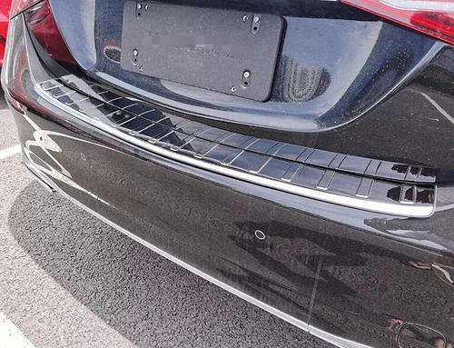 For Benz S-Class W223 2021-2023 Outer Rear Bumper Protector Sill Plate Cover - Picture 7 of 7