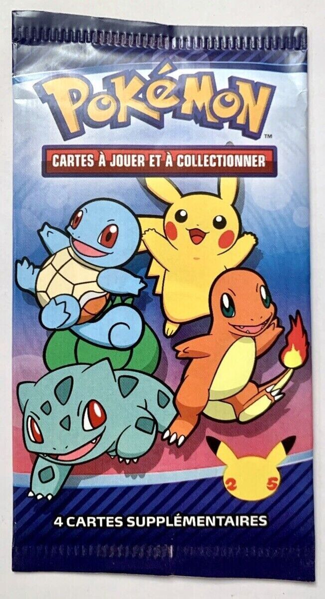 Pokémon 25 anos - Cartas McDonald's 2021 (regular)