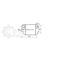 AVA Quality Cooling LadeluftküHler LuftgeküHlt Aluminium FüR Mazda 5 MZA4243
