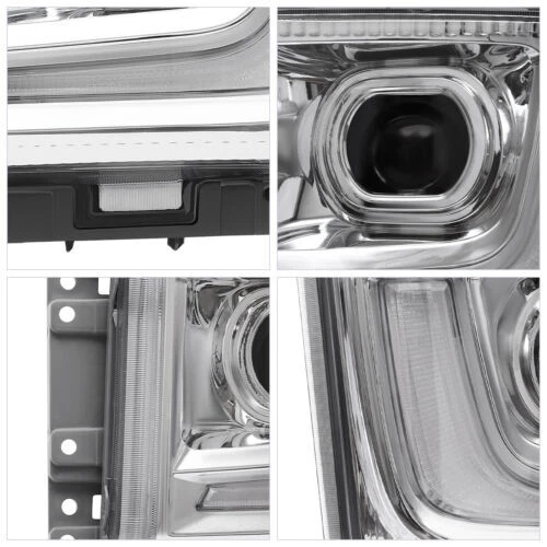 For 2023-24 ISUZU NPR-HD NRR NQR Halogen Headlights Headlamps LED DRL Left+Right Foto 4 de 4