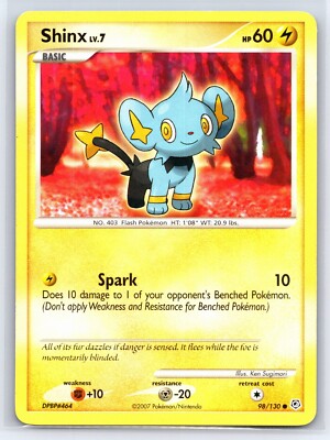 2007 Pokemon TCG - Diamond & Pearl Shinx Regular 98/130 | eBay