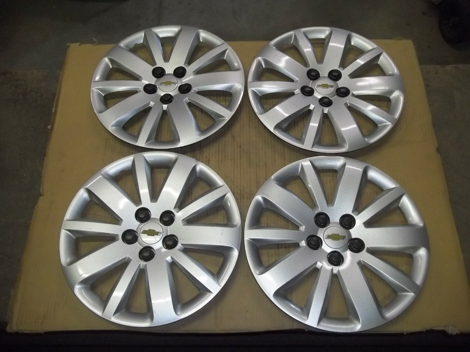 2011 11 Chevrolet Cruze Hubcap Rim Wheel Cover Hub Cap 16" OEM 3997 SET