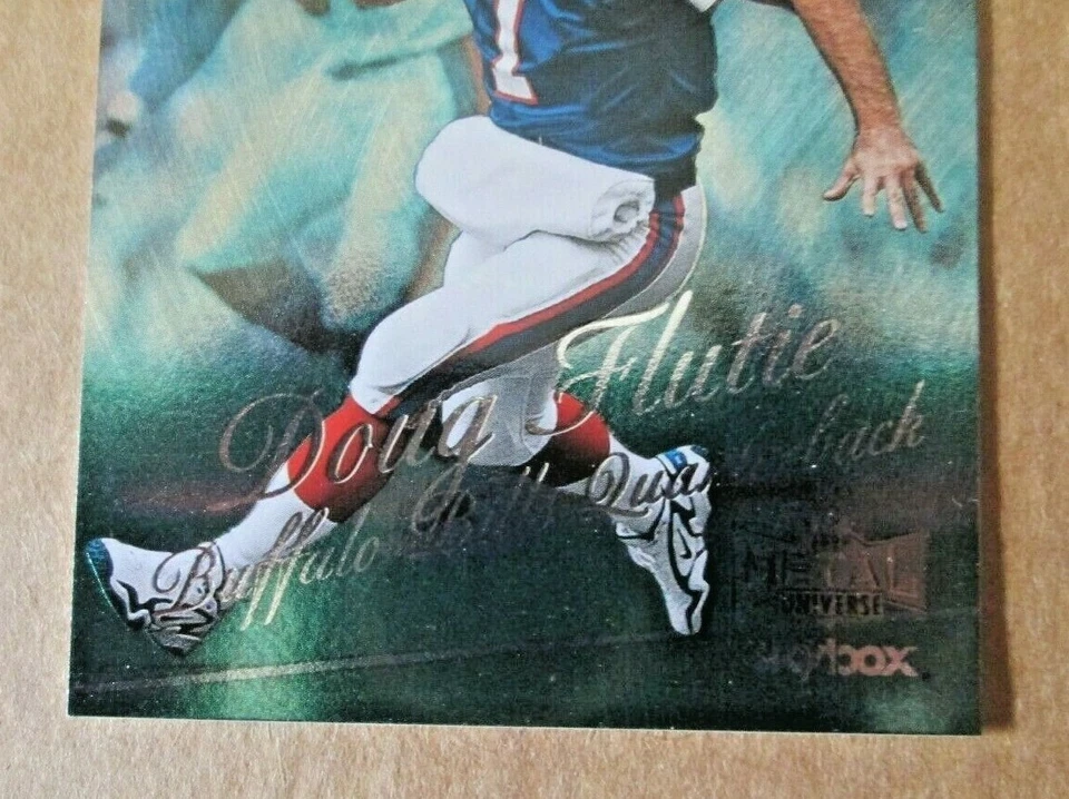 LL 1999 Fleer Skybox Metal Universe Promotional Sample Doug Flutie Promo 2 CARDS - Image 3 of 4