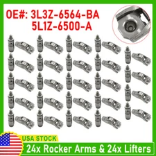 NEW For Ford 5.4L 4.6L 3V Rocker Arm, Lash Adjuster SET Lifter Follower F150