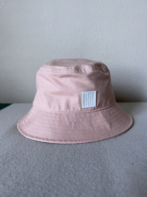 Raf Simons Bucket Hat with Small Leather Patch - Size M/L - Salmon - NEW