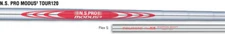 NEW NIPPON SHAFT MODUS³ TOUR120, S Flex, .355 Taper Tip, Choose Shaft Set