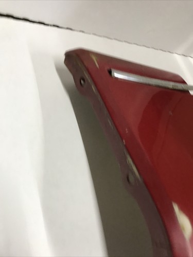 93 Saturn Sc1 Driver Left Moulding On Fender Oem Trim Strip RED Lh ground effect - Picture 3 of 16