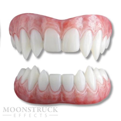 Dientes De Vampiro Para Adultos – Prótesis De Cosplay Con Ajuste Personalizable, Accesorio Terrorífico Para Halloween Y Fiestas Temáticas