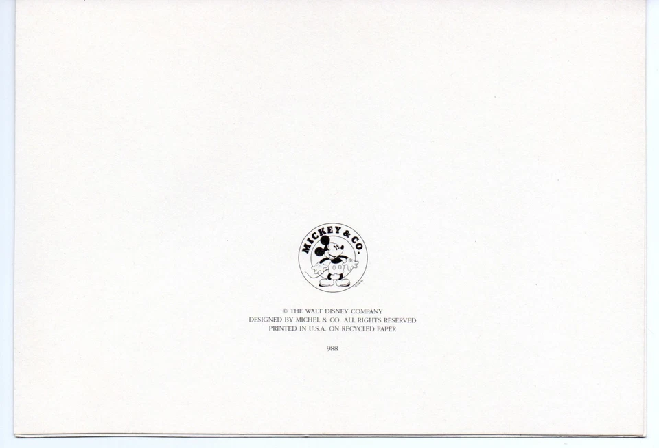 Goofy & Mickey Mouse FELIZ NAVIDAD Portafotos Tarjeta por Disney + Sobre Foto 3 de 4