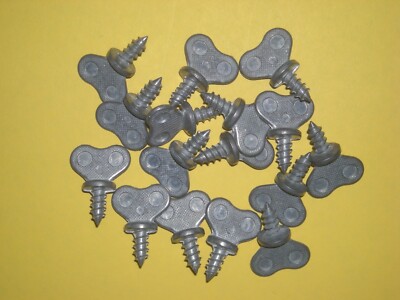 License Plate Thumb Screws  G.M. Style   QTY OF 20  #