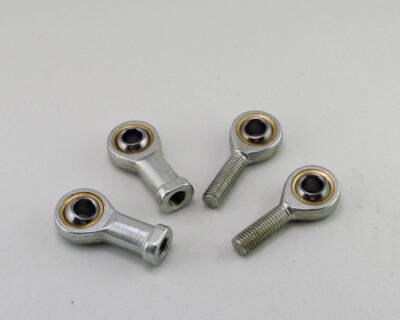 4pcs 6mm Left Hand Rod End 2 Female and 2 Male Metric Threaded Joint Bearing #A6