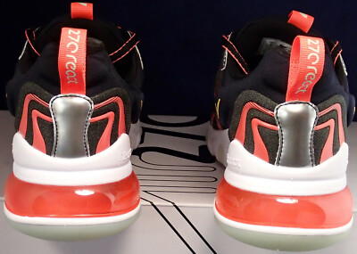 2020 Nike Air Max 270 React ENG Aliens Black Topaz Gold Red  display picture 1