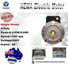 NEMA Electric Motor Single phase 0.37kw 0.5hp 1400rpm frame 56 British flange