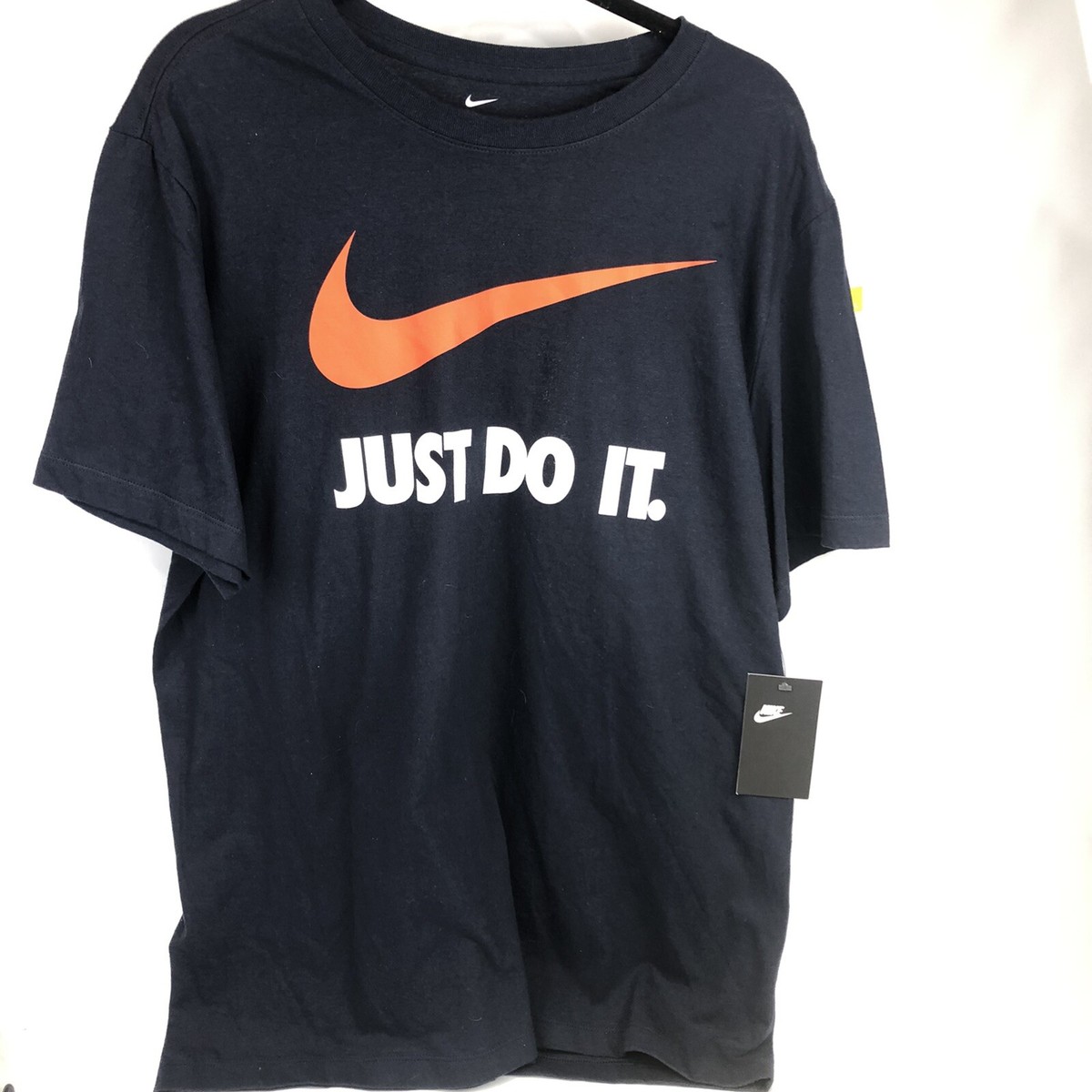 NWT Nike Men's Sz M Just Do It Pink Sportswear T shirt | eBay