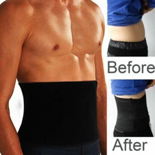 Men Thermo Tummy Control Belt Body Shaper Girdle Slimming Waist Trainer