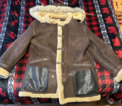 CULAX SHORT BONBERJACKET 美品 COCKPIT USA B-7 Aleutian WWII Sheepskin Parka Z21M035 USA MADE | eBay