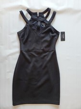 Guess Womens Party Cocktail Dress Mini Black 4