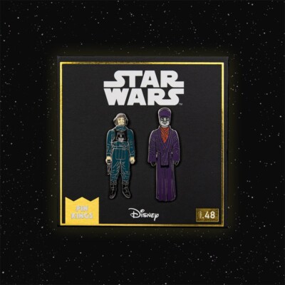 Pin Kings Star Wars Emaille A-Wing Pilot und Imperial Dignitary Disney letzte 17