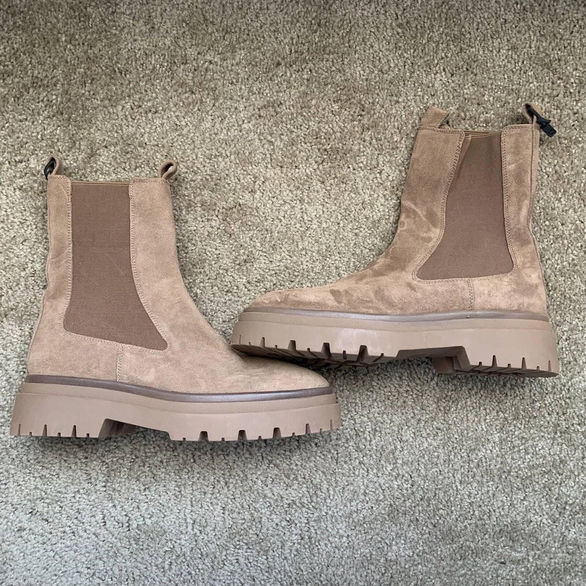 Brown boots clearance zara