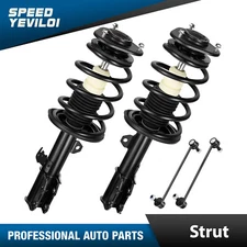 Front Shock Struts Assembly Sway Bar Links For 2003-2008 Toyota Corolla Sedan 