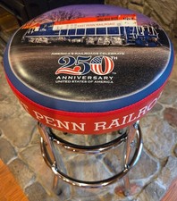 EAST PENN RR #1776 USA 250th Custom Crafted MADE-IN-USA Ltd-Ed barstool