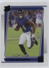 2021 Panini Clearly Donruss Rated Rookie Blue 61/99 Ty'Son Williams #99 1oa8