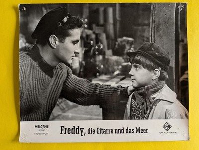 Freddy die Gitarre und das Meer / EA-Aushangfoto # 9 von 1959 / Freddy Quinn