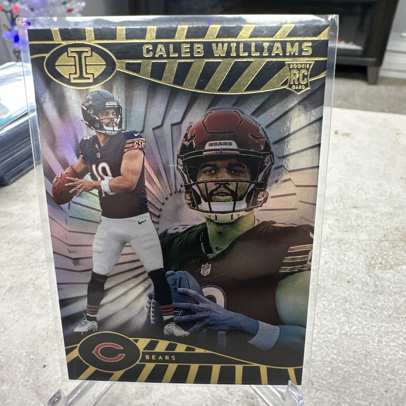2024 Panini Illusions - Caleb Williams #13 Trophy Collection Dots (RC)