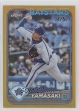 2024 Topps Chrome NPB Nippon Professional Baseball 34/50 Yasuaki Yamasaki 0s5s