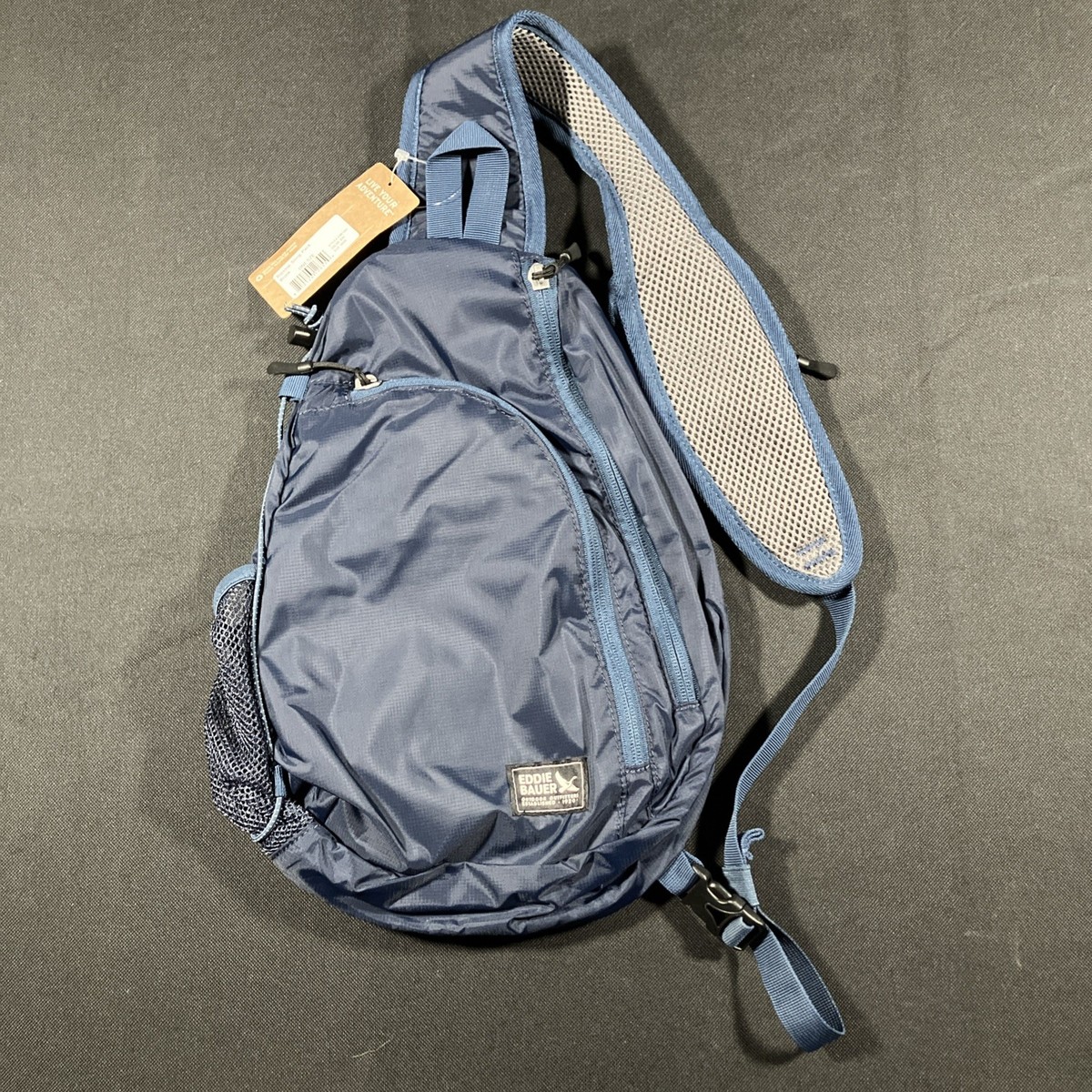 Eddie Bauer 8L RipStop Shoulder Sling Crossbody Backpack Brook New 