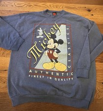Vintage 90s Mickey Unlimited Jerry Leigh Mickey Mouse Crew Neck Sweatshirt XL