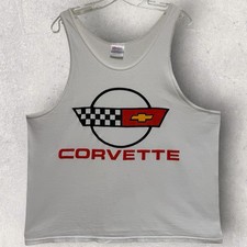 Vintage 90’s Corvette Tank Top Men’s Large 23”x28” Made in USA