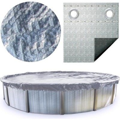 Swimline Hydrotools Silver King Winter Pool Cover for 12 Ft Above Ground Pools