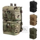 KRYDEX Tactical Back Panel Double Pouch Lightweight Zip Modular Backpack for V5