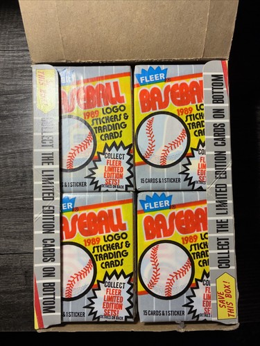 1989 Fleer Baseball Packs (Ken Griffey Jr RC) - Picture 1 of 3