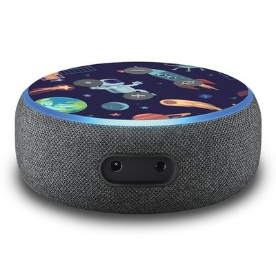 2er Set Aufkleber Weltraum passend für Alexa Echo Dot Gen.3 Assistant R137-24