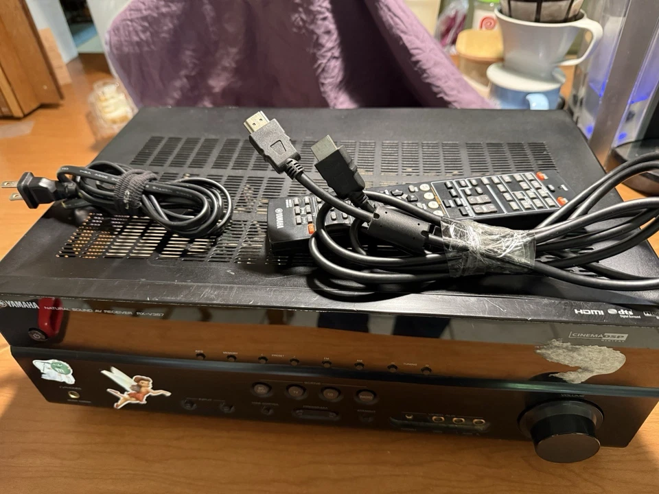 Yamaha natural sound AV receiver RXV367 - Image 2 of 4