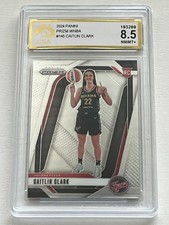 Caitlin Clark RC Rookie Indiana Fever 2024 Panini WNBA Prizm #145 CGA 8.5