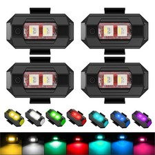​Mini USB Strobe Light w 7Colors 30 Modes Anti-Collision Beacon for Car Bicycle​