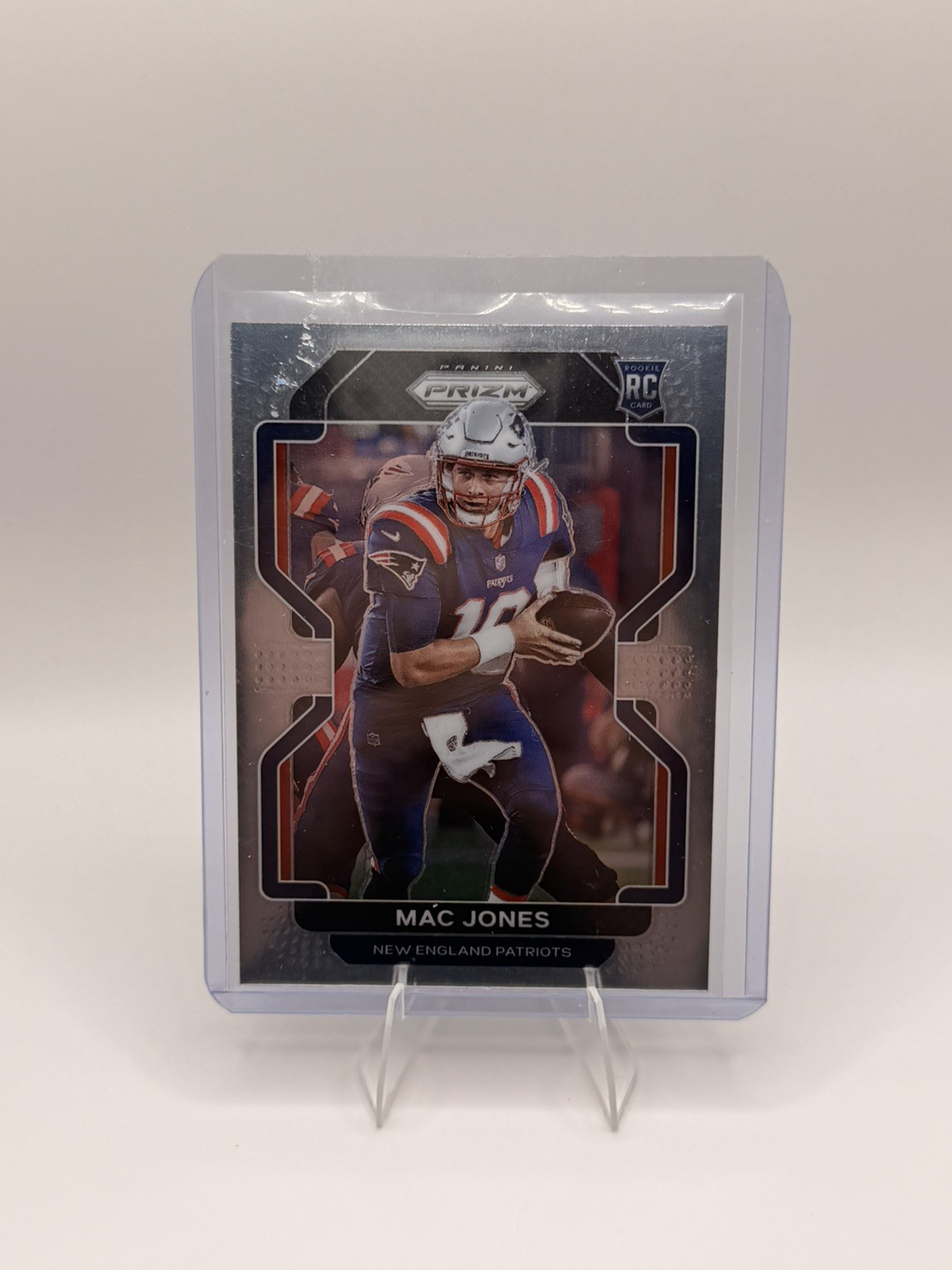 Mac Jones 2021 Panini - Prizm Football #336 Base RC - Patriots
