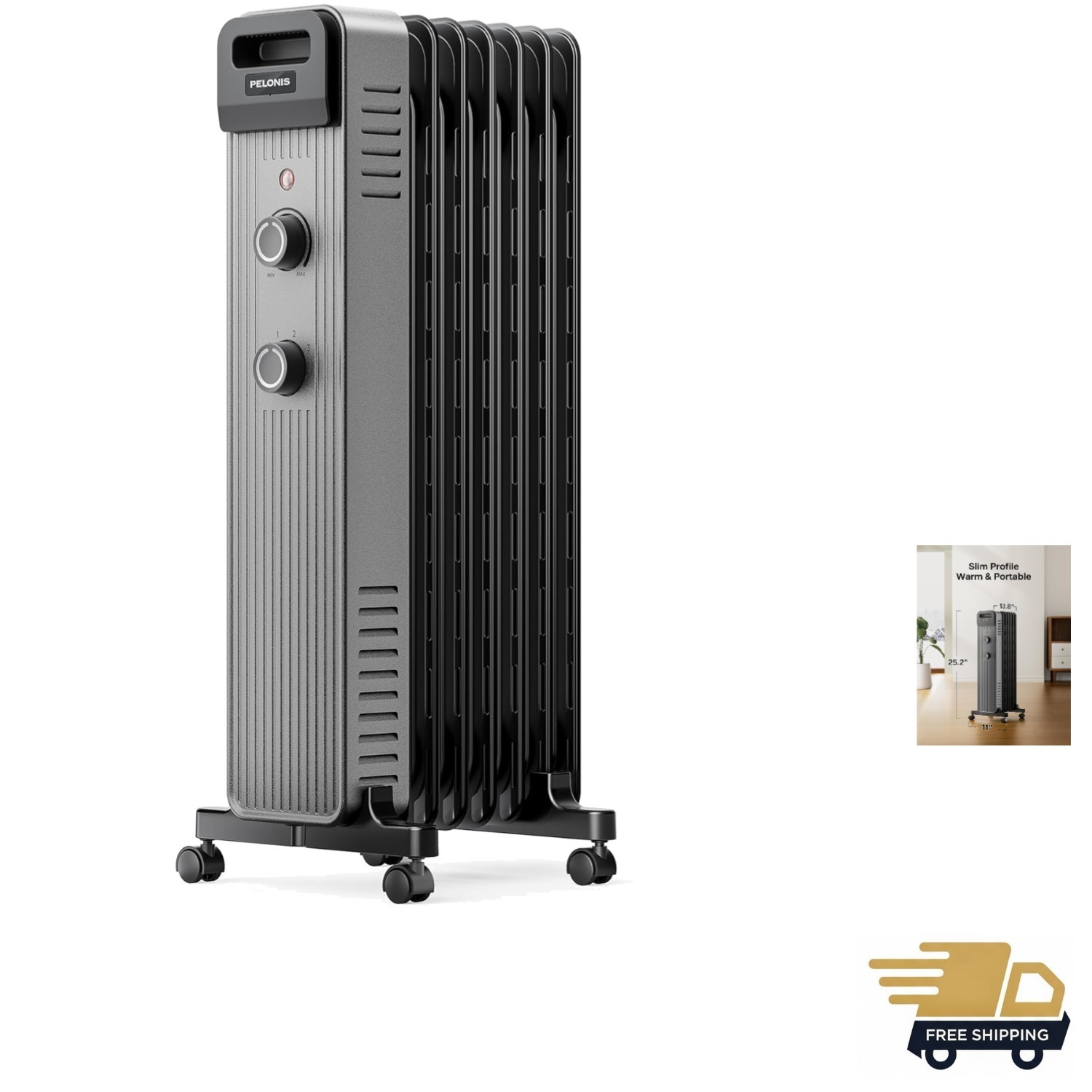 For Large Space, 2025 Upgraded, Space Heaters With...
